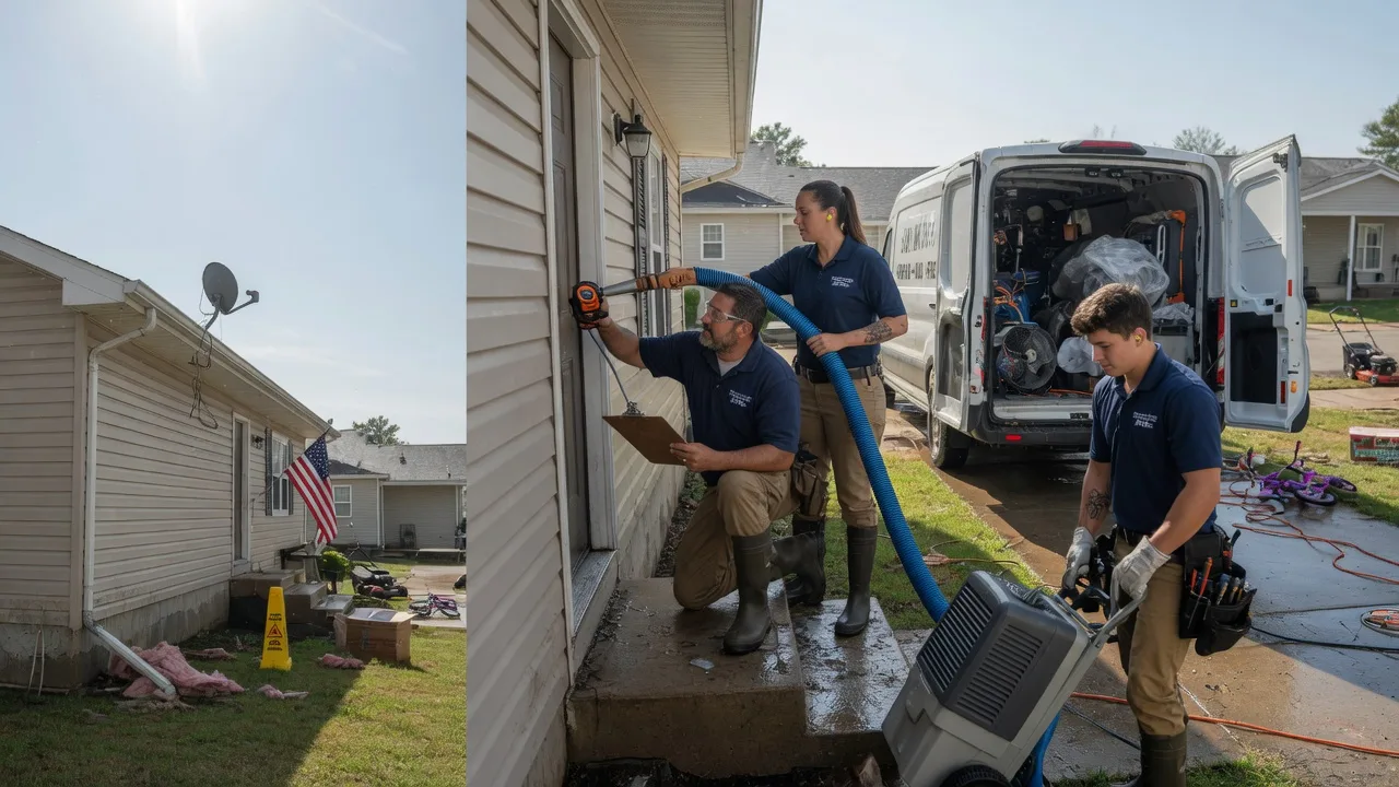 Ceiling Water Damage Restoration in Dunkirk, OH near me